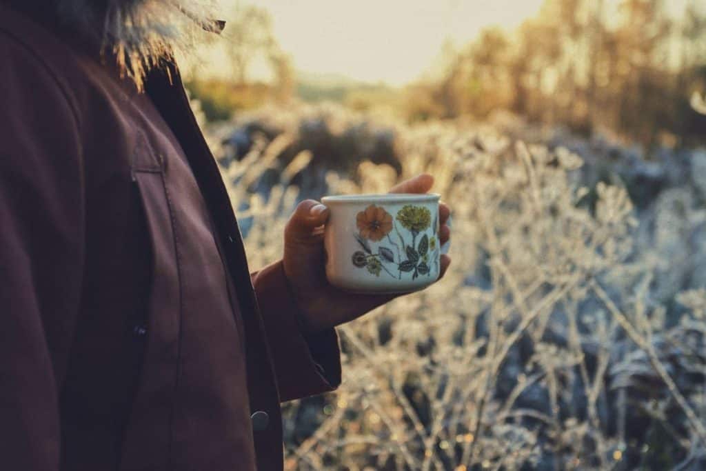 Find et sted i haven hvor du kan nyde din morgenkaffe
